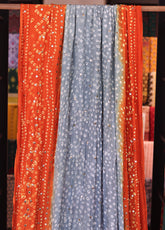 Royal Fashion Bridal Hand Work Charmeuse Dupatta - RF24BD 05