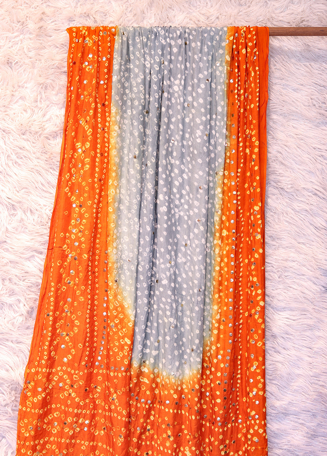 Royal Fashion Bridal Hand Work Charmeuse Dupatta - RF24BD 05 Royal Fashion Bridal Hand Work Charmeuse Dupatta - RF24BD 05