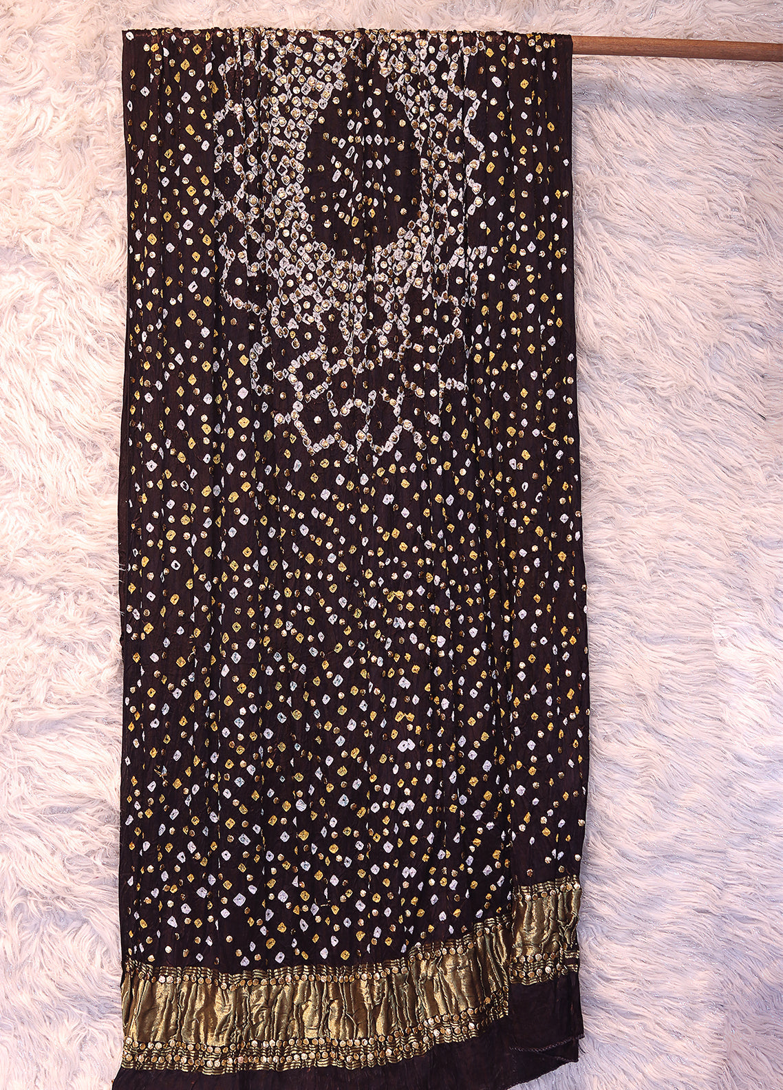 Royal Fashion Bridal Hand Work Charmeuse Dupatta - RF24BD 08 Royal Fashion Bridal Hand Work Charmeuse Dupatta - RF24BD 08