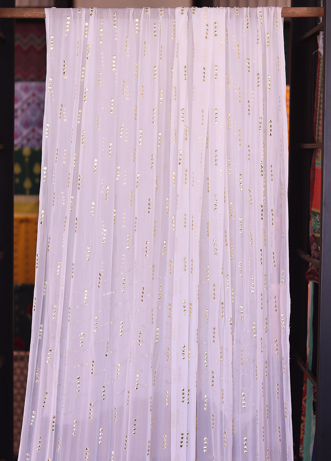 Royal Fashion Bridal Hand Work Silk Dupatta - RF24BD 10 Royal Fashion Bridal Hand Work Silk Dupatta - RF24BD 10