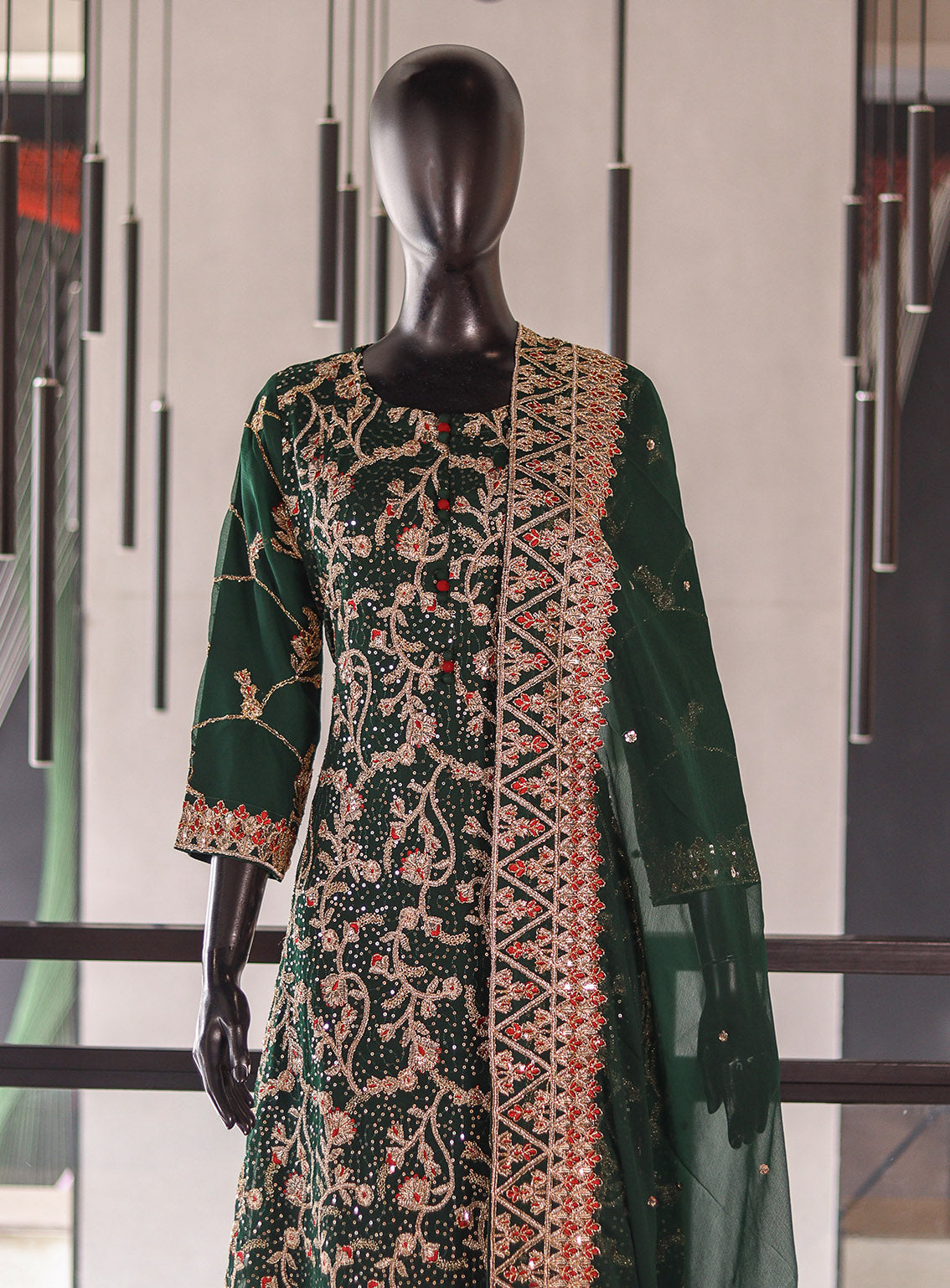 Royal Fashion Embroidered Chiffon 3 Piece Stitched Suit RF26EP D-SG16 BGN Royal Fashion Embroidered Chiffon 3 Piece Stitched Suit RF26EP D-SG16 BGN