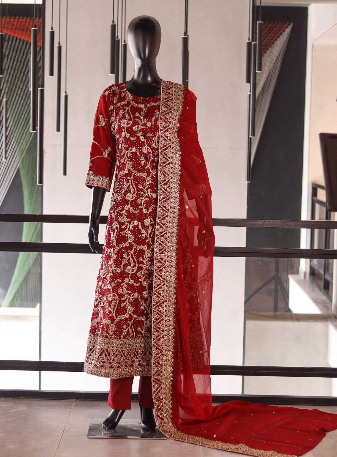 Royal Fashion Embroidered Chiffon 3 Piece Stitched Suit RF26EP D-SG16 MN Royal Fashion Embroidered Chiffon 3 Piece Stitched Suit RF26EP D-SG16 MN