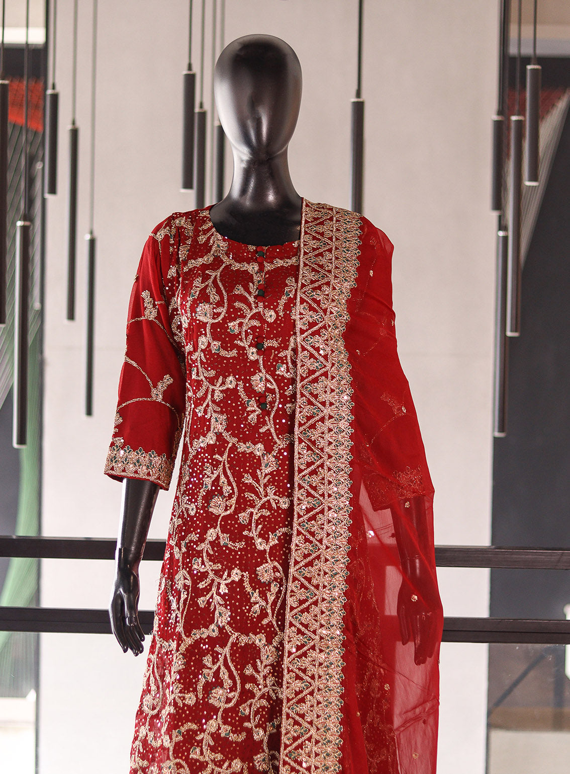 Royal Fashion Embroidered Chiffon 3 Piece Stitched Suit RF26EP D-SG16 MN Royal Fashion Embroidered Chiffon 3 Piece Stitched Suit RF26EP D-SG16 MN