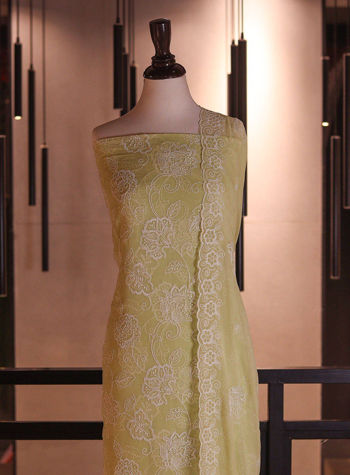 Royal Fashion Embroidered Chiffon 3 Piece Unstitched Suit RF26EU D-ET3741 Light Green Royal Fashion Embroidered Chiffon 3 Piece Unstitched Suit RF26EU D-ET3741 Light Green