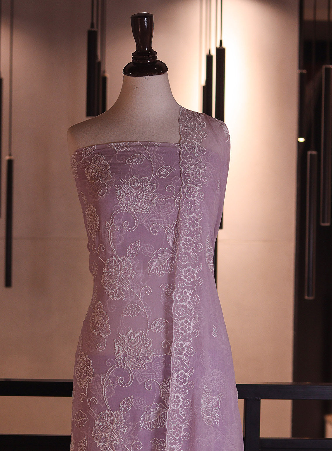 Royal Fashion Embroidered Chiffon 3 Piece Unstitched Suit RF26EU D-ET3741 Lilac Royal Fashion Embroidered Chiffon 3 Piece Unstitched Suit RF26EU D-ET3741 Lilac