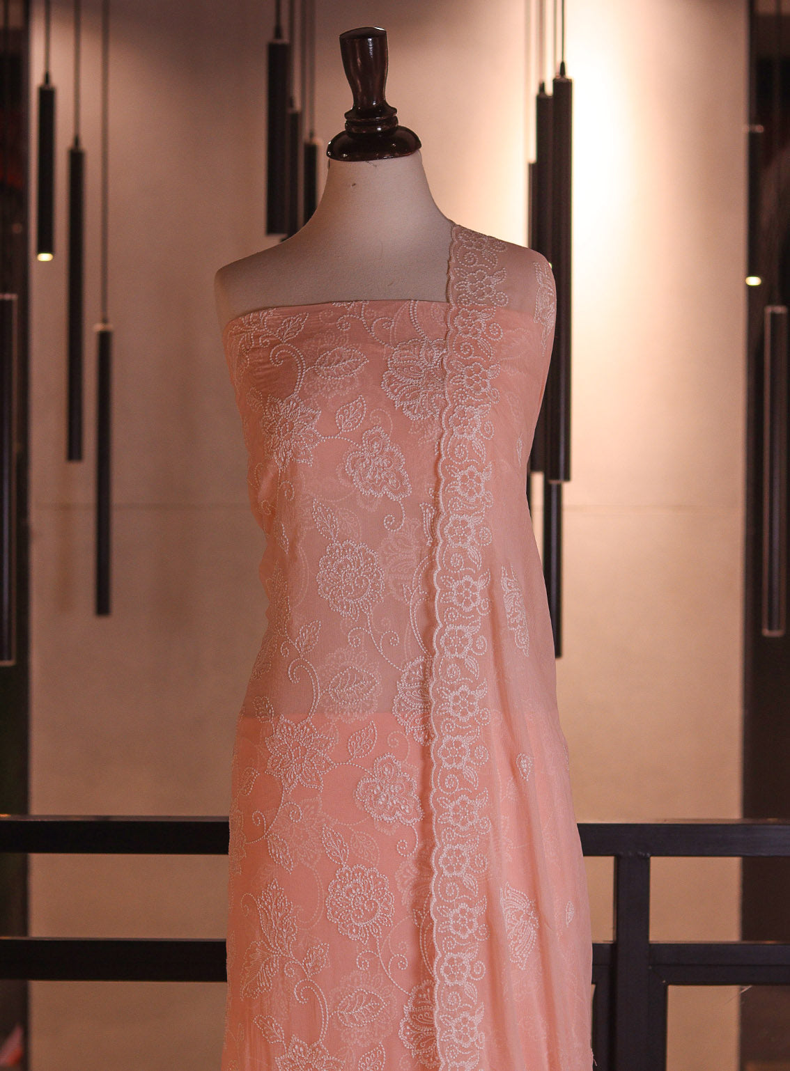 Royal Fashion Embroidered Chiffon 3 Piece Unstitched Suit RF26EU D-ET3741 Peach Royal Fashion Embroidered Chiffon 3 Piece Unstitched Suit RF26EU D-ET3741 Peach