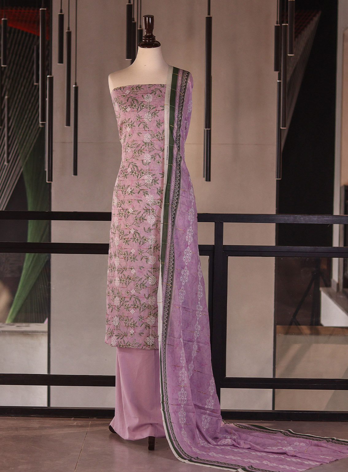 Royal Fashion Embroidered Chikankari Lawn 3 Piece Unstitched Suit RF26EU D-04 Purple Royal Fashion Embroidered Chikankari Lawn 3 Piece Unstitched Suit RF26EU D-04 Purple