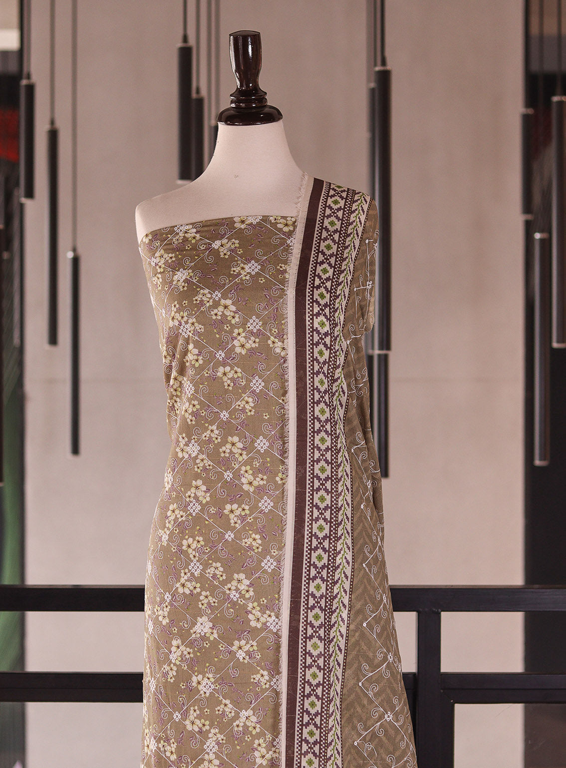 Royal Fashion Embroidered Chikankari Lawn 3 Piece Unstitched Suit RF26EU D-05 Mehendi Royal Fashion Embroidered Chikankari Lawn 3 Piece Unstitched Suit RF26EU D-05 Mehendi