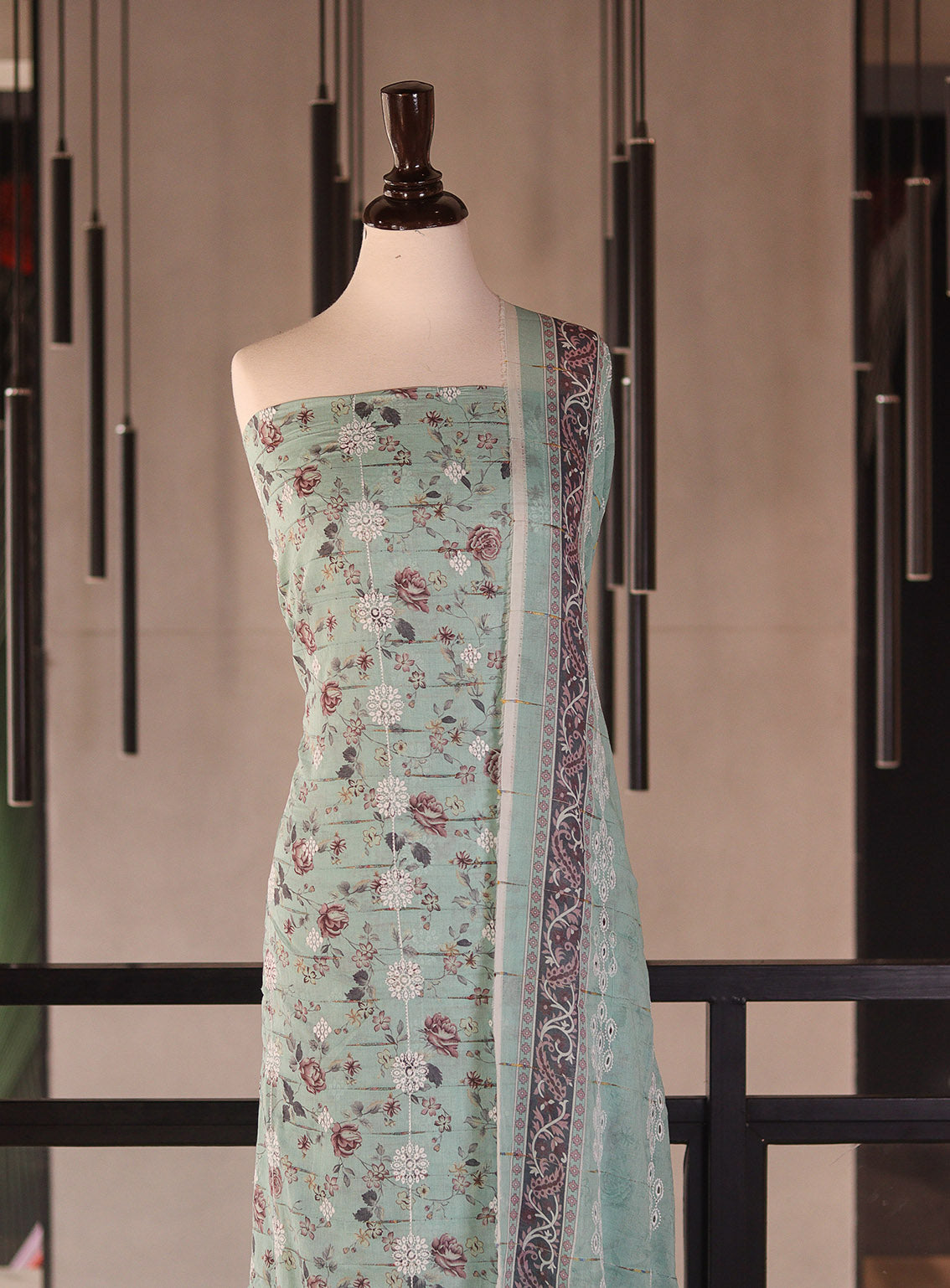 Royal Fashion Embroidered Chikankari Lawn 3 Piece Unstitched Suit RF26EU D-07 Feroze Royal Fashion Embroidered Chikankari Lawn 3 Piece Unstitched Suit RF26EU D-07 Feroze