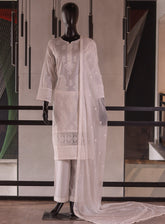 Royal Fashion Embroidered Cotton 3 Piece Stitched Suit RF26EP D-SNSC-MB515-WH