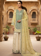 Royal Fashion Embroidered Lawn 3 Piece Stitched Suit RF26EP D-SB-01-PTYL