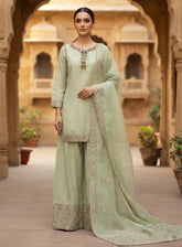 Royal Fashion Embroidered Lawn 3 Piece Stitched Suit RF26EP D-SB-02-LGN