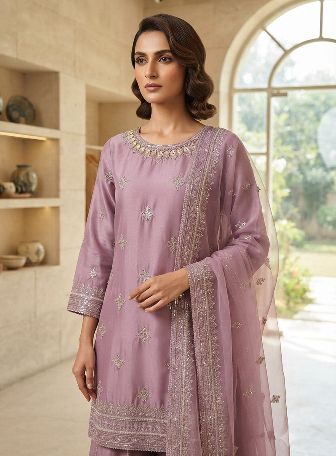 Royal Fashion Embroidered Lawn 3 Piece Stitched Suit RF26EP D-SB-04-PP Royal Fashion Embroidered Lawn 3 Piece Stitched Suit RF26EP D-SB-04-PP