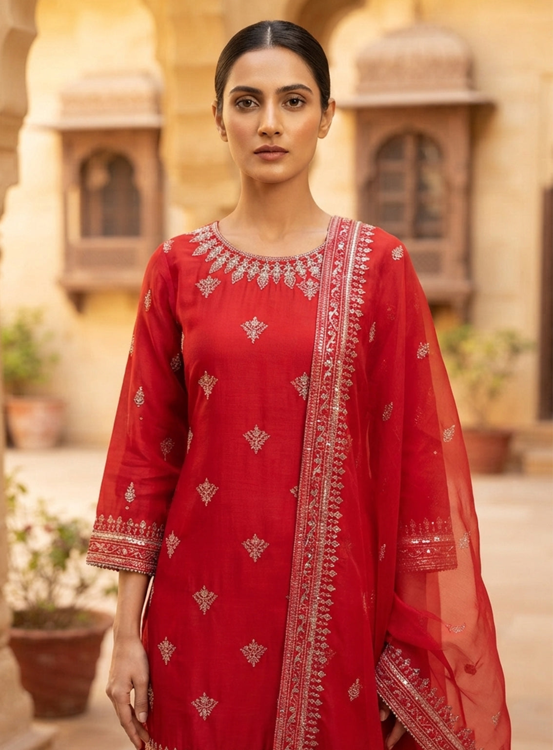 Royal Fashion Embroidered Lawn 3 Piece Stitched Suit RF26EP D-SB-04-SGPK Royal Fashion Embroidered Lawn 3 Piece Stitched Suit RF26EP D-SB-04-SGPK