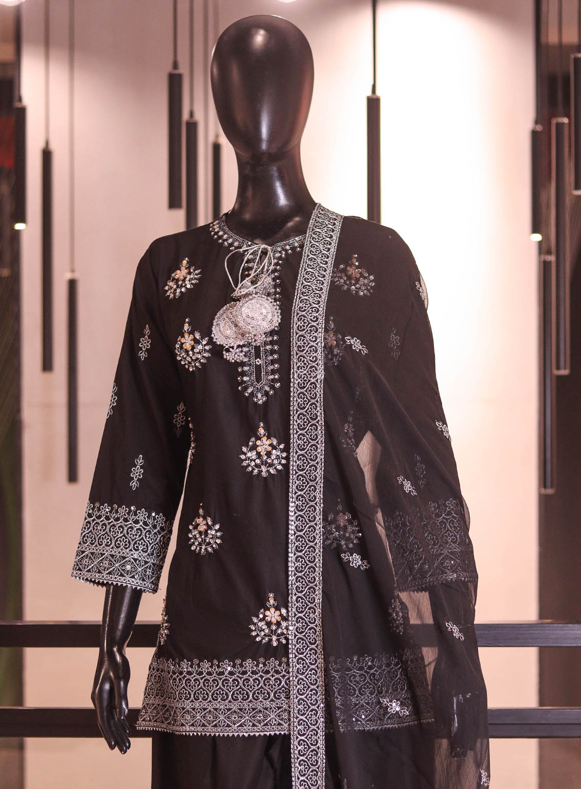 Royal Fashion Embroidered Lawn 3 Piece Stitched Suit RF26EP D-SB-08-BK Royal Fashion Embroidered Lawn 3 Piece Stitched Suit RF26EP D-SB-08-BK