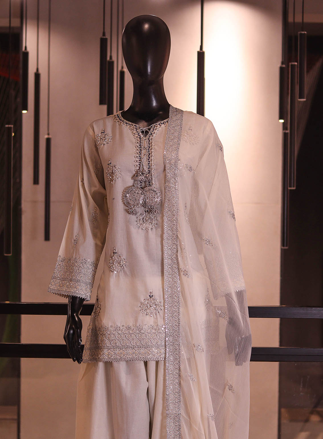 Royal Fashion Embroidered Lawn 3 Piece Stitched Suit RF26EP D-SB-08-CR Royal Fashion Embroidered Lawn 3 Piece Stitched Suit RF26EP D-SB-08-CR