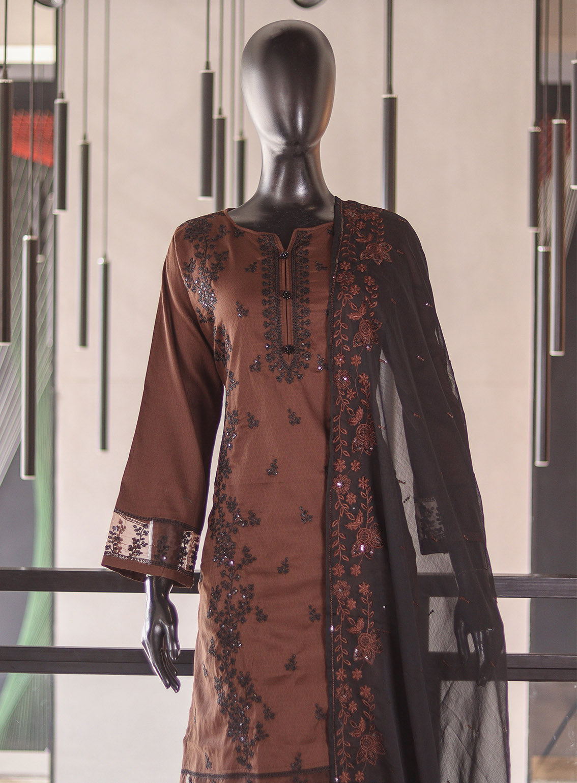 Royal Fashion Embroidered Lawn 3 Piece Stitched Suit RF26EP D-SNSC-365-BN Royal Fashion Embroidered Lawn 3 Piece Stitched Suit RF26EP D-SNSC-365-BN