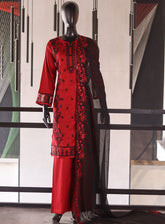 Royal Fashion Embroidered Lawn 3 Piece Stitched Suit RF26EP D-SNSC-365-RD