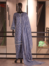 Royal Fashion Embroidered Lawn 3 Piece Stitched Suit RF26EP D-SNSC-395-DKBL