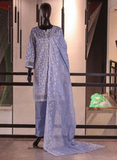 Royal Fashion Embroidered Lawn 3 Piece Stitched Suit RF26EP D-SNSC-395-LTBL