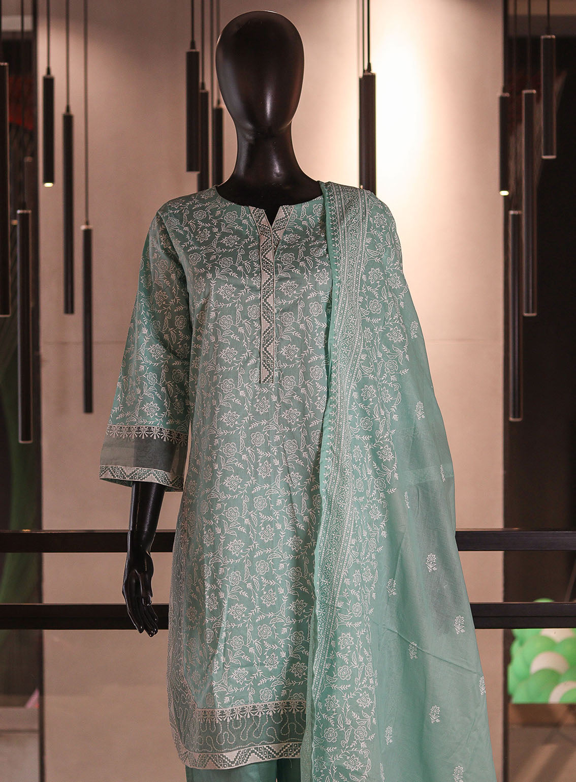 Royal Fashion Embroidered Lawn 3 Piece Stitched Suit RF26EP D-SNSC-395-LTGN Royal Fashion Embroidered Lawn 3 Piece Stitched Suit RF26EP D-SNSC-395-LTGN