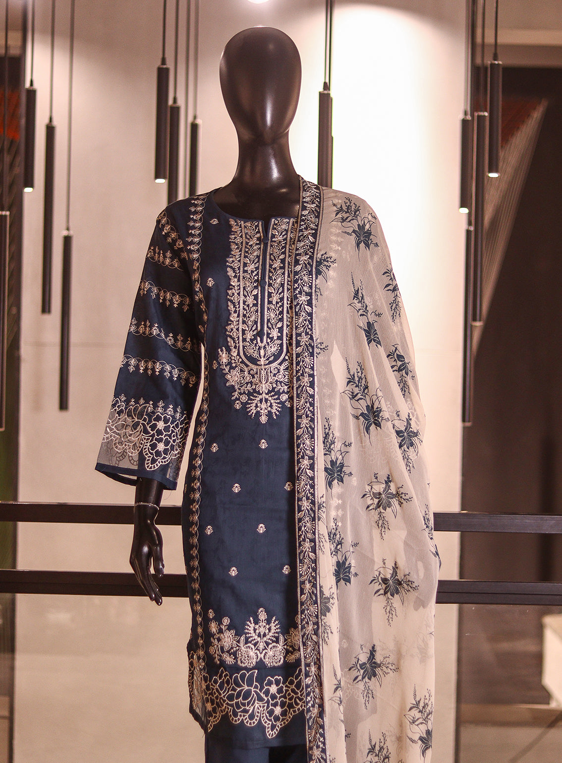 Royal Fashion Embroidered Lawn 3 Piece Stitched Suit RF26EP D-SNSC-AR435-TBL Royal Fashion Embroidered Lawn 3 Piece Stitched Suit RF26EP D-SNSC-AR435-TBL