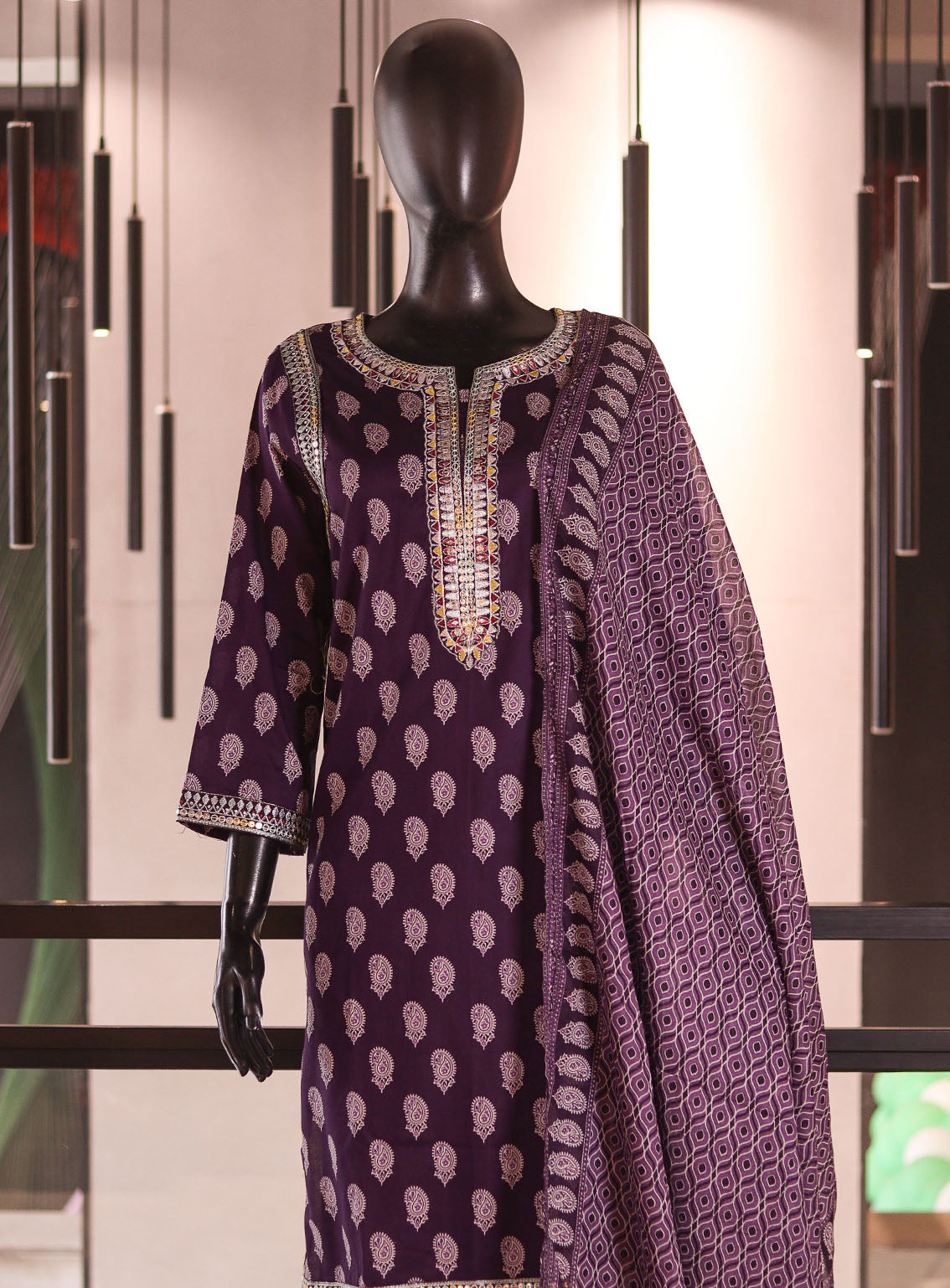 Royal Fashion Embroidered Lawn 3 Piece Stitched Suit RF26EP D-SNSC-BS-5MM-PM Royal Fashion Embroidered Lawn 3 Piece Stitched Suit RF26EP D-SNSC-BS-5MM-PM