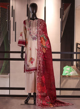 Royal Fashion Embroidered Lawn 3 Piece Stitched Suit RF26EP D-SNSC-C-415-CMML