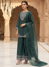 Royal Fashion Embroidered Lawn 3 Piece Stitched Suit RF26EP D-SNSC-FARSHI-495-GN