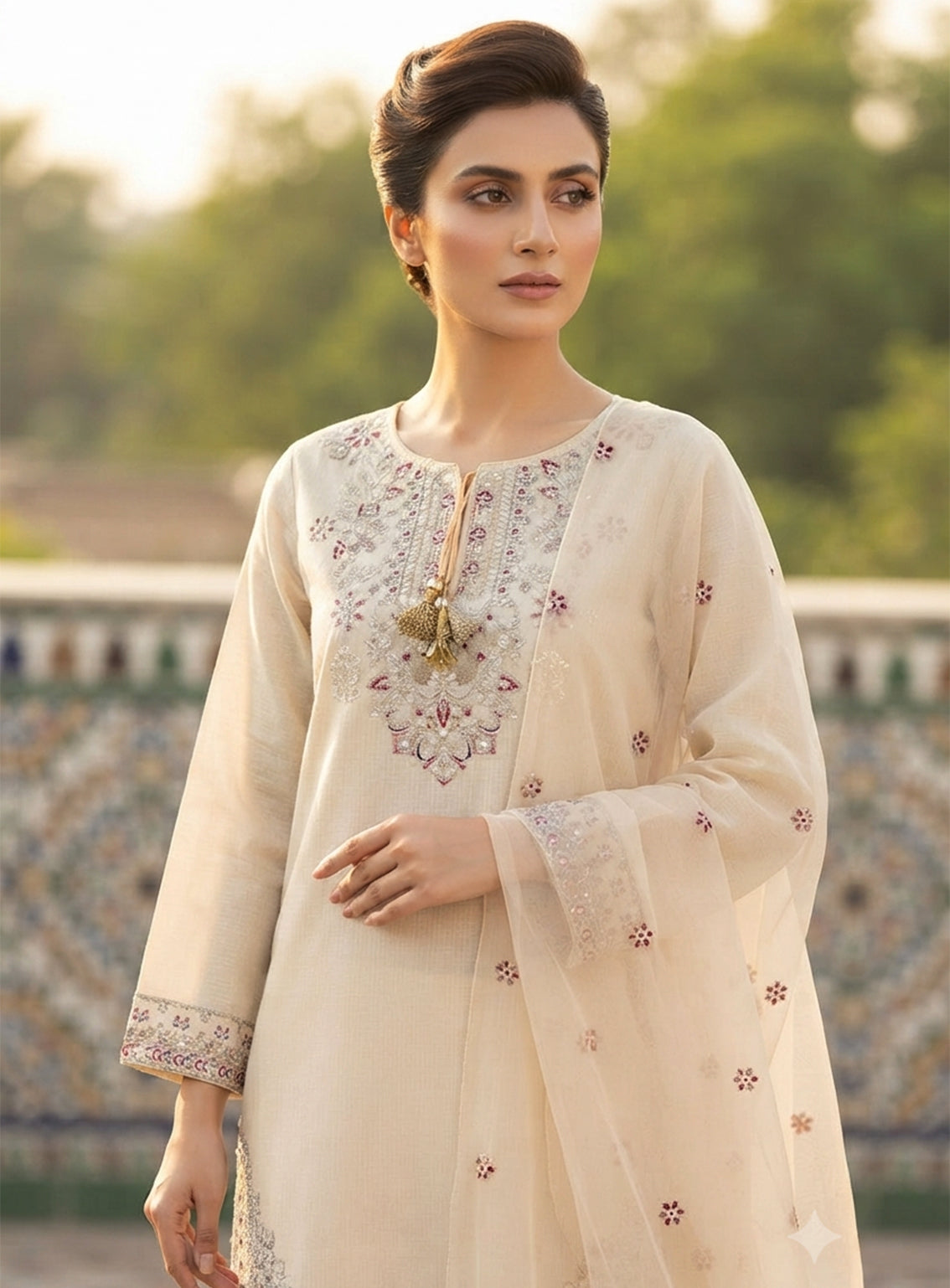Royal Fashion Embroidered Lawn 3 Piece Stitched Suit RF26EP D-SNSC-FARSHI-495-IY Royal Fashion Embroidered Lawn 3 Piece Stitched Suit RF26EP D-SNSC-FARSHI-495-IY