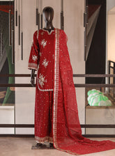 Royal Fashion Embroidered Lawn 3 Piece Stitched Suit RF26EP D-SNSC-Farshi 1-MN
