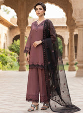 Royal Fashion Embroidered Lawn 3 Piece Stitched Suit RF26EP D-SNSC-SI-435-LPBK