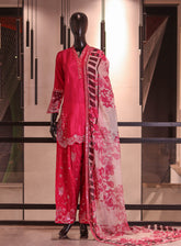 Royal Fashion Embroidered Raw Silk 3 Piece Stitched Suit RF26EP D-SB-09-AT