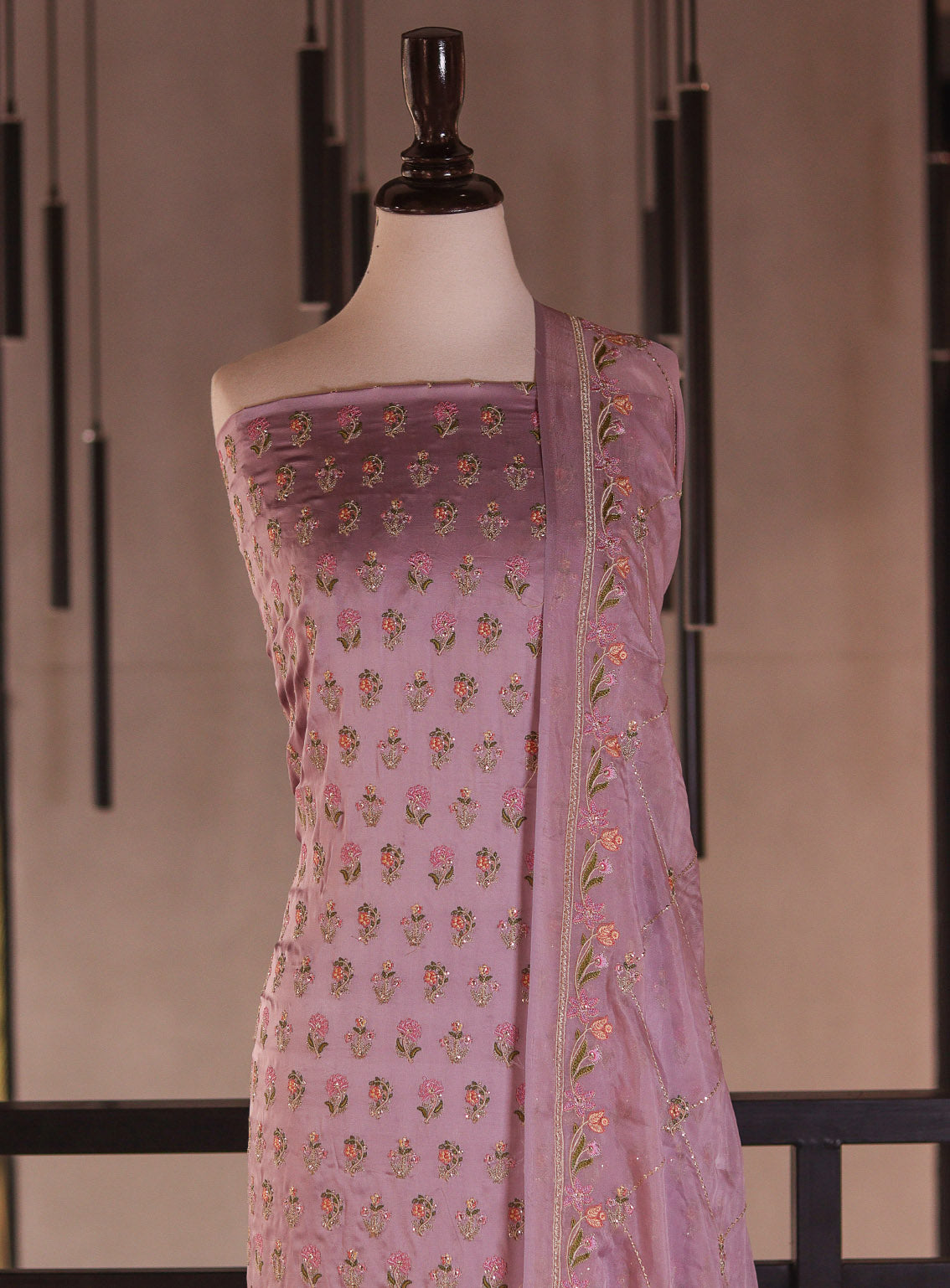 Royal Fashion Embroidered Silk 3 Piece Unstitched Suit RF26EU D-ET3253 Lilac Royal Fashion Embroidered Silk 3 Piece Unstitched Suit RF26EU D-ET3253 Lilac