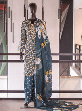 Royal Fashion Printed Lawn 3 Piece Stitched Suit RF26PP D-AI-04-BL