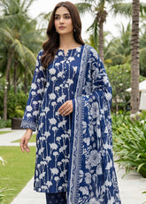 Royal Fashion Table Print 3 Piece Unstitched Suit RF26TP D-07