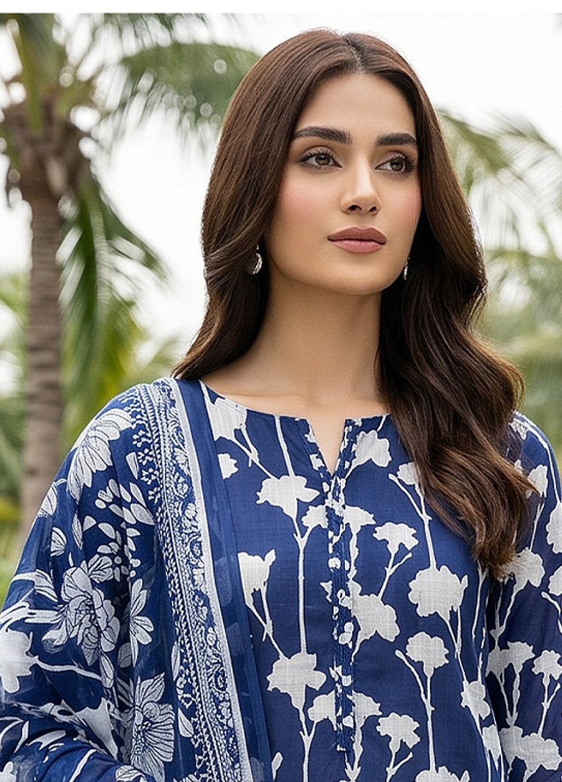 Royal Fashion Table Print 3 Piece Unstitched Suit RF26TP D-07 Royal Fashion Table Print 3 Piece Unstitched Suit RF26TP D-07