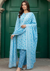Royal Fashion Table Print 3 Piece Unstitched Suit RF26TP D-09