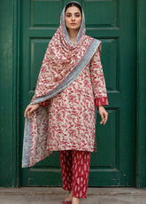 Royal Fashion Table Print 3 Piece Unstitched Suit RF26TP D-10