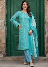 Royal Fashion Table Print 3 Piece Unstitched Suit RF26TP D-12