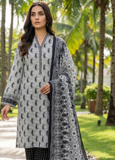 Royal Fashion Table Print 3 Piece Unstitched Suit RF26TP D-18