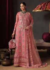 Royale Eternel By Roheenaz Embroidered Chiffon 3 Piece Unstitched Suit RNZ26REC D-05 NOBLE ALLURE
