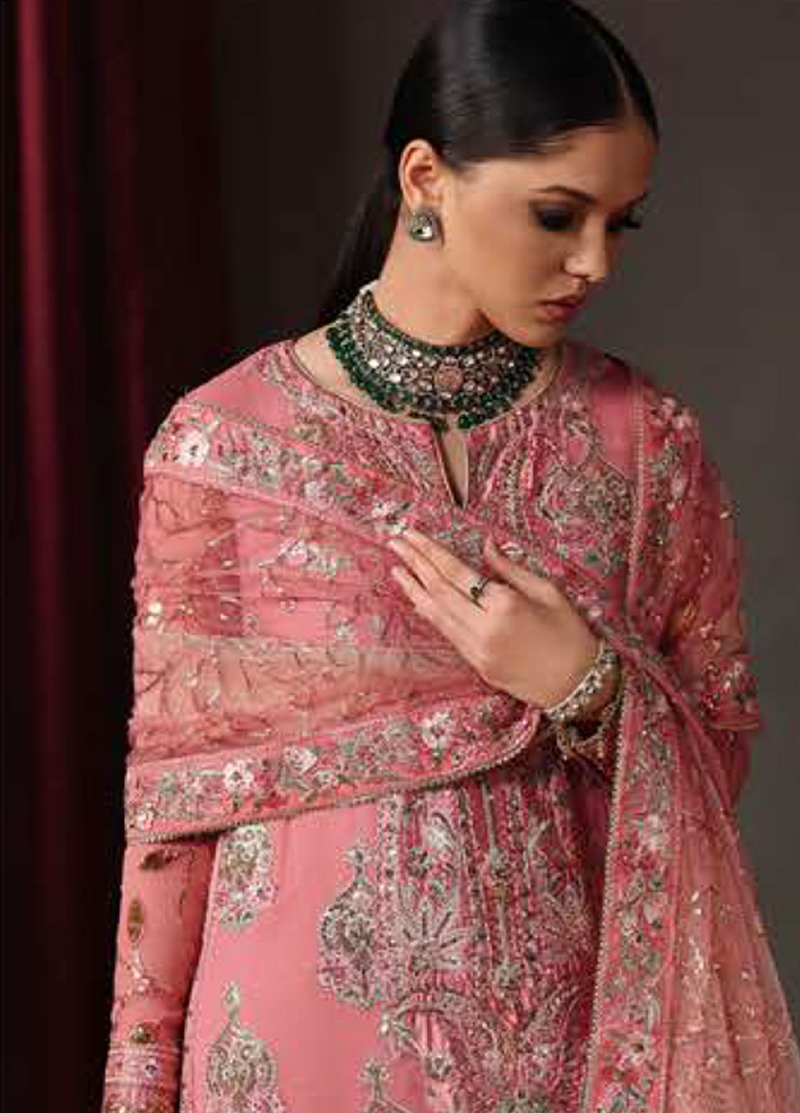 Royale Eternel By Roheenaz Embroidered Chiffon 3 Piece Unstitched Suit RNZ26REC D-05 NOBLE ALLURE Royale Eternel By Roheenaz Embroidered Chiffon 3 Piece Unstitched Suit RNZ26REC D-05 NOBLE ALLURE