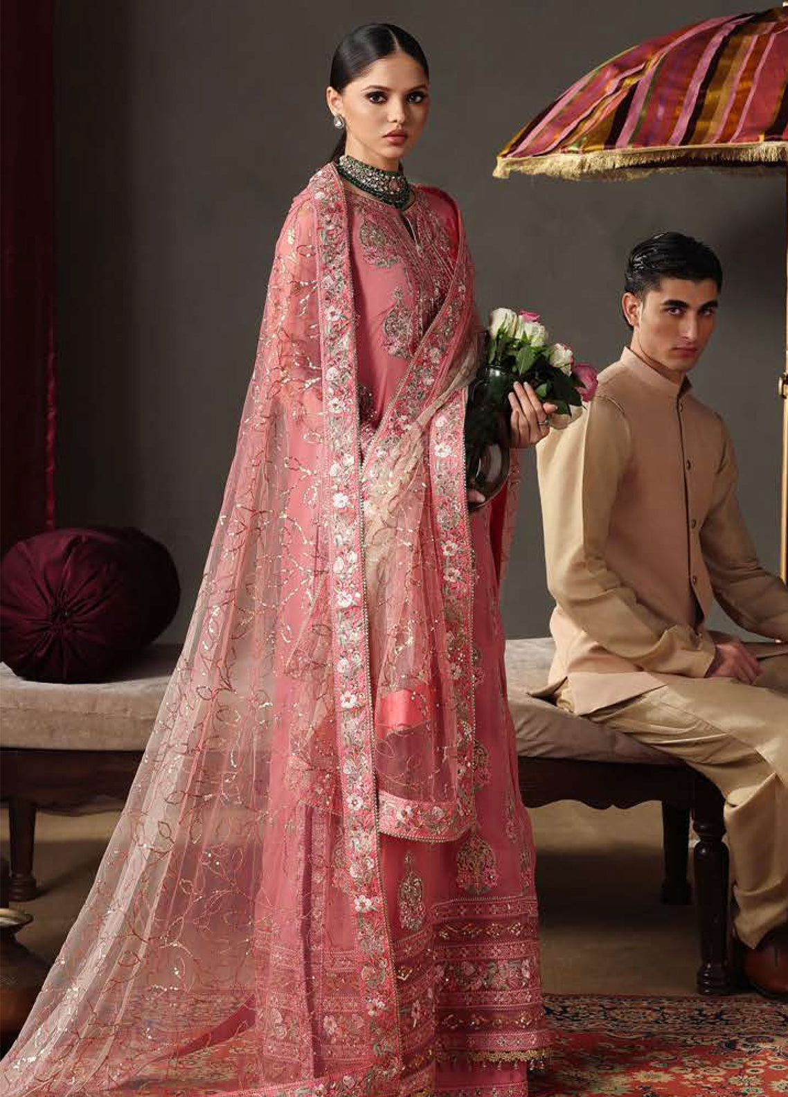 Royale Eternel By Roheenaz Embroidered Chiffon 3 Piece Unstitched Suit RNZ26REC D-05 NOBLE ALLURE Royale Eternel By Roheenaz Embroidered Chiffon 3 Piece Unstitched Suit RNZ26REC D-05 NOBLE ALLURE