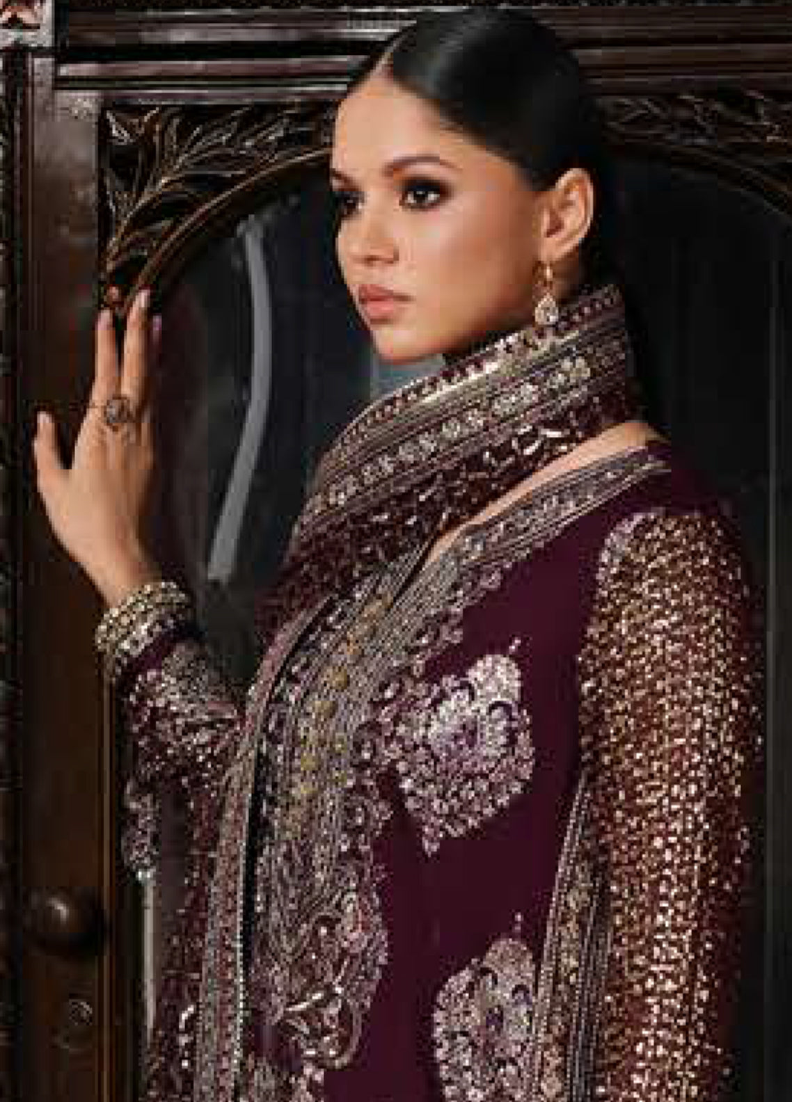 Royale Eternel By Roheenaz Embroidered Chiffon 3 Piece Unstitched Suit RNZ26REC D-06 REGAL CHARM Royale Eternel By Roheenaz Embroidered Chiffon 3 Piece Unstitched Suit RNZ26REC D-06 REGAL CHARM