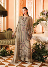 Royale Tea Affair By Maria B Embroidered Chiffon 3 Piece Unstitched Suit MB26MPC D-01