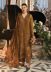 Royale Tea Affair By Maria B Embroidered Chiffon 3 Piece Unstitched Suit MB26MPC D-05