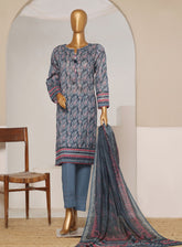 Rozaana By HZ Textile Printed Lawn Suits Stitch 3 Piece - HZ24RP 705