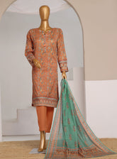 Rozaana By HZ Textile Printed Lawn Suits Stitch 3 Piece - HZ24RP 709