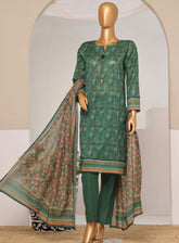 Rozaana By HZ Textile Printed Lawn Suits Stitch 3 Piece - HZ24RP 710